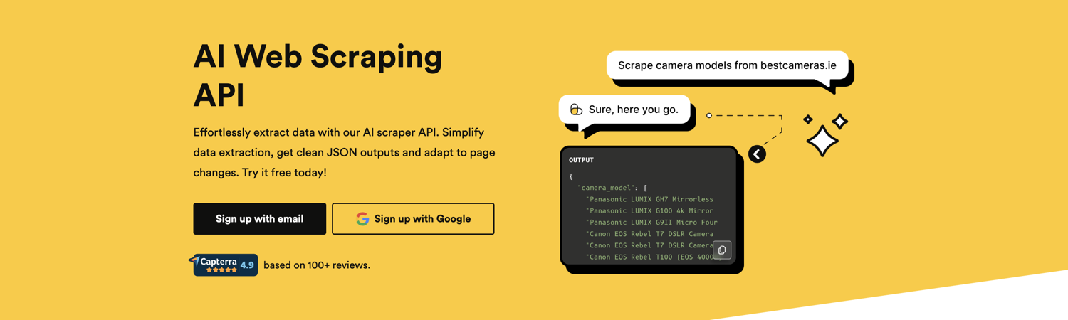 ScrapingBee managed web scraping API