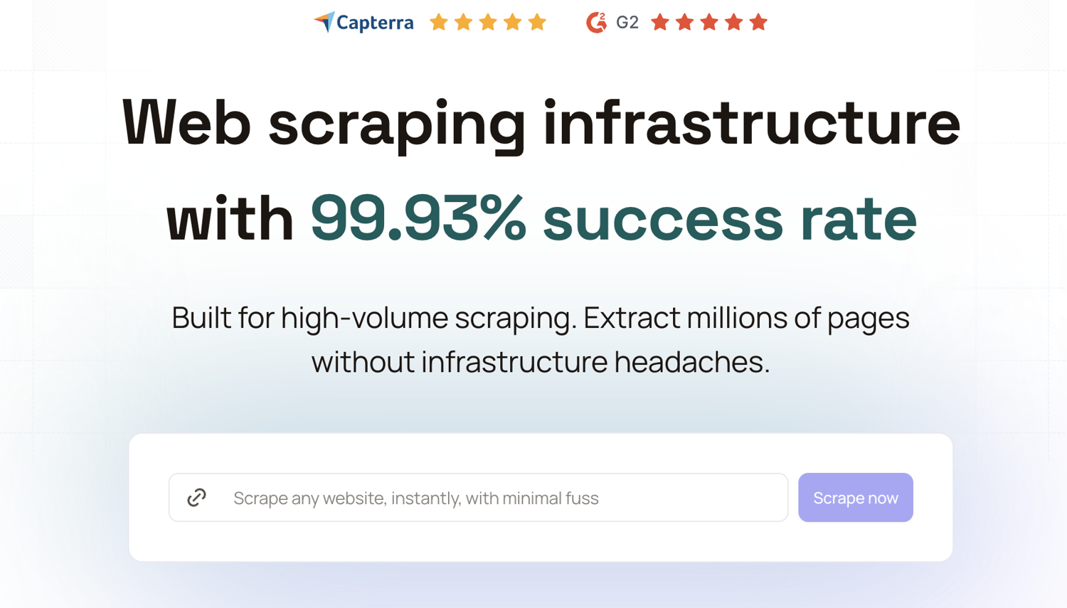 ZenRows scraping API