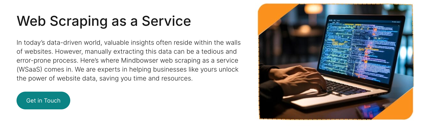 Mindbowser web scraping services