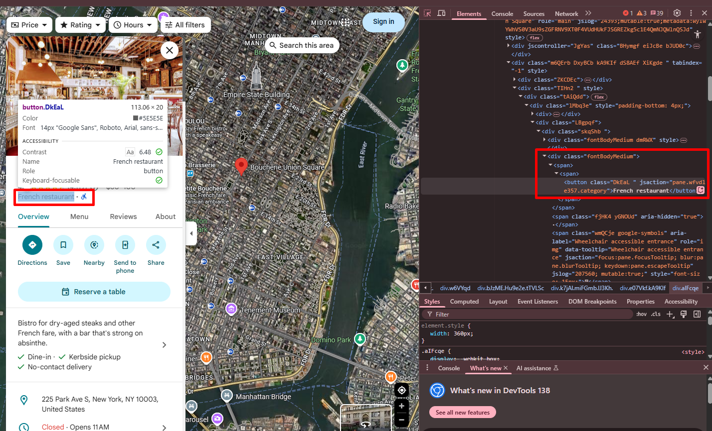 Google Maps scraping tutorial part 1
