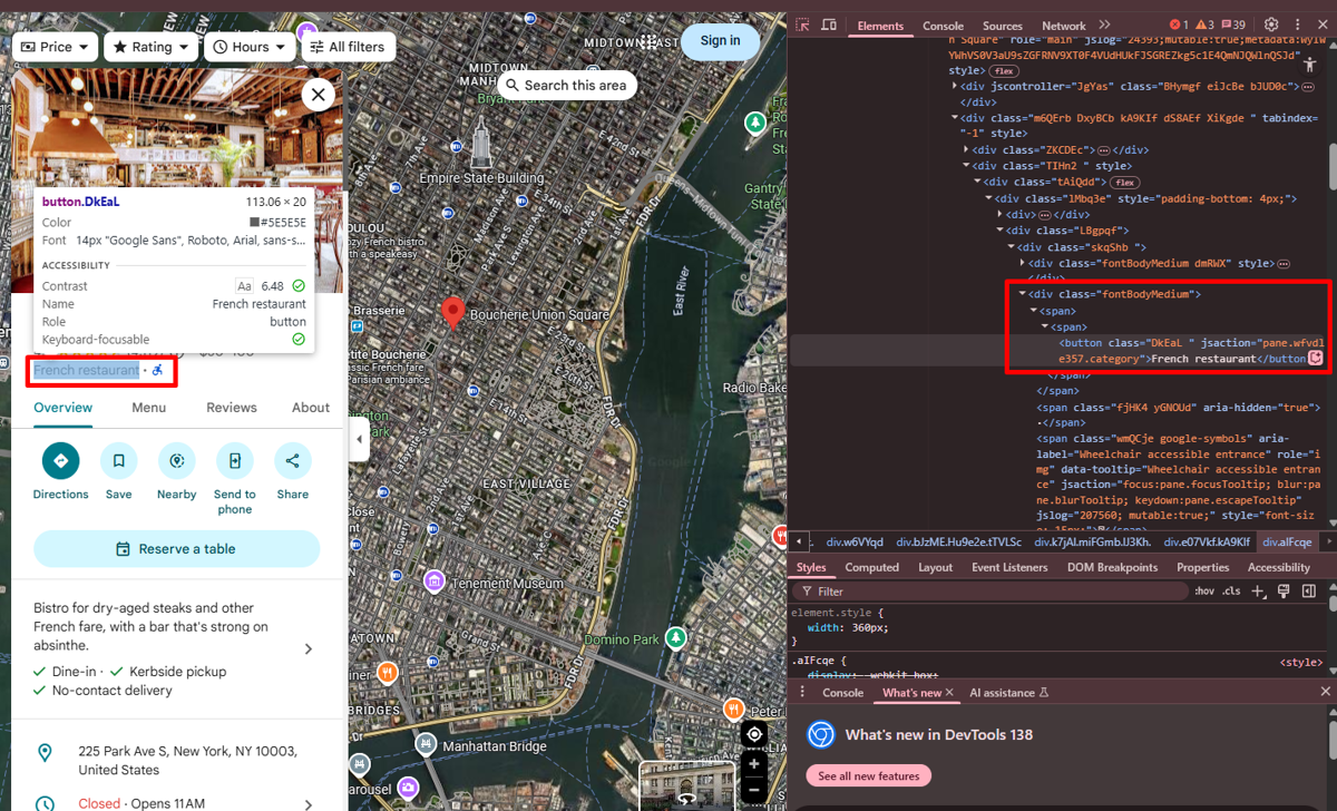 Google Maps scraping tutorial part 1