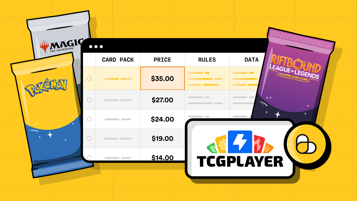 How to scrape TCGplayer prices, data, and the rules