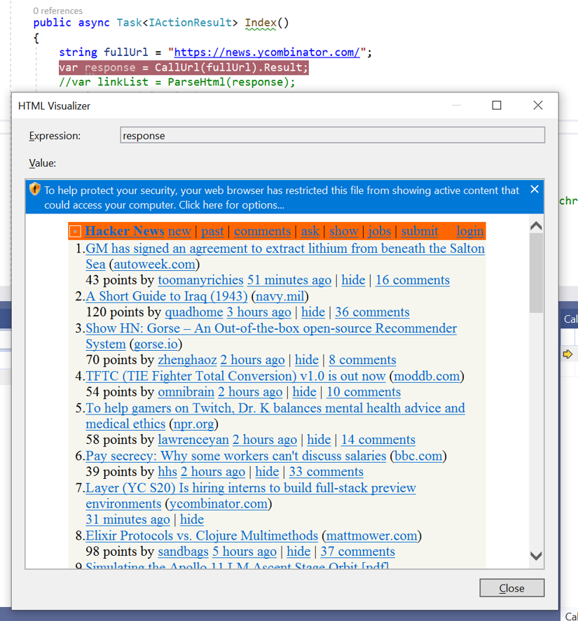 Chrome dev tools