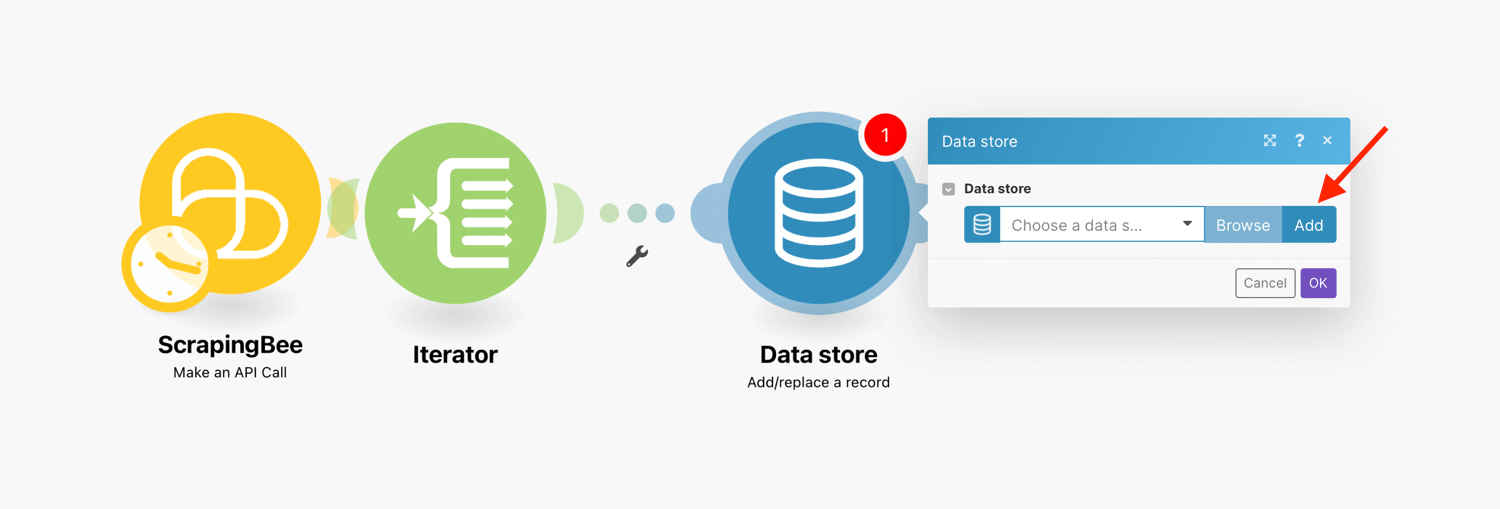 Create a data store.png
