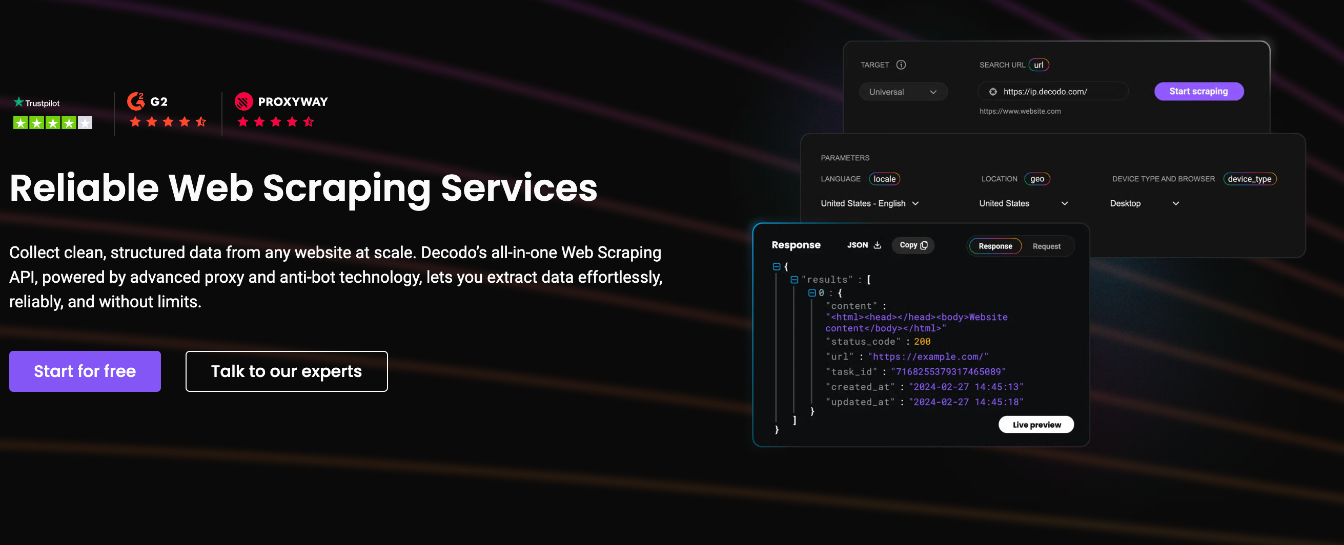 Decodo platform