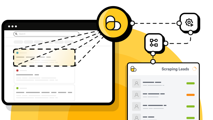 Scraper API extracting B2B lead enrichment data